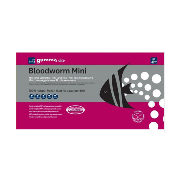 Gamma Mini Bloodworm Flat Pack 250g